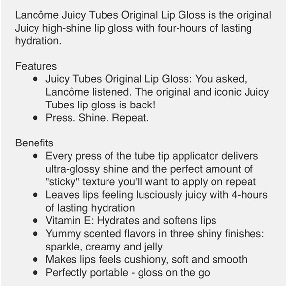 Lancôme Juicy Tube ✨Tickled Pink✨ - Picture 4 of 4